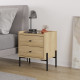 Table de chevet MIRANDA - 45 cm - Chêne