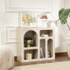 Meuble à niches CASELLA - 80 cm - 2 finitions au choix