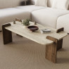 Table basse LINARIA - 120 cm - 2 finitions au choix