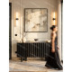 Buffet ATHENA - Chêne cerusé Noir - 160 cm