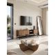 Miroir sur pied ONDARA - Black - 160 cm