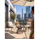 Ensemble de jardin SALINA — 2 fauteuils + table basse cordage tressé