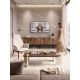 Table basse LINARIA - 120 cm - 2 finitions au choix