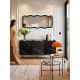 Miroir sur pied ONDARA - Black - 160 cm