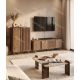 Table basse carrée QUADRIA - 90 cm - 4 finitions au choix