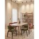 Chaise SOLENE - Toile chenille - Terracotta