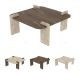 Table basse carrée QUADRIA - 90 cm - 4 finitions au choix