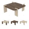 Table basse carrée QUADRIA - 90 cm - 4 finitions au choix