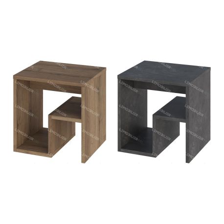Bout de canapé TESSIO - 40 cm - 2 finitions au choix