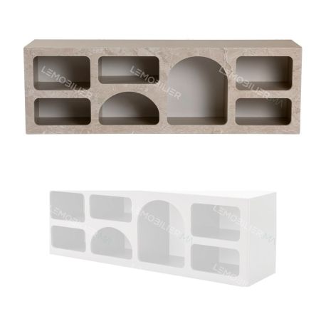 Meuble TV ALVARO - 160 cm - 2 finitions au choix