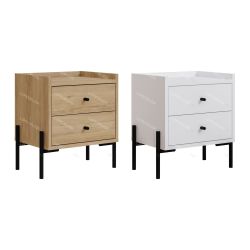 Table de chevet MIRANDA - 45 cm - Chêne