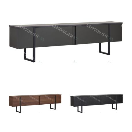 Meuble TV LEVANTO - 180 cm - 3 finitions au choix