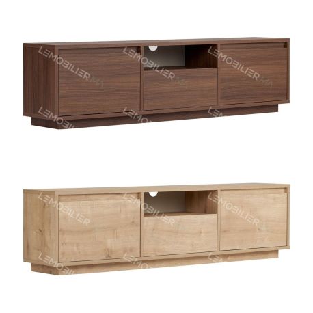 Meuble TV ARDENA - 160 cm - 2 finitions au choix