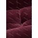 Salon modulaire LEONDA - Velours BURGUNDY