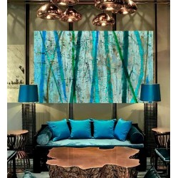 Toile "BLUE LAKE " by KUNST