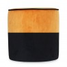Tabouret CHABA Velours - Black & Honey