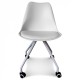 Chaise de bureau Northy - Blanche