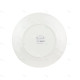 Set de 6 Assiettes porcelaine White & Gold ART DECO - 26,5 cm - 3 motifs au choix