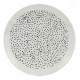 Set de 6 Assiettes porcelaine Black & White - 20,5 cm - 3 motifs au choix