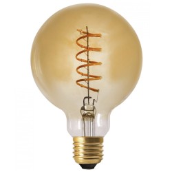 Ampoule décorative Edison GLOBE Spirale - LED