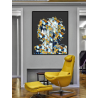 Toile "ABSTRACT SHAPE" by KUNST