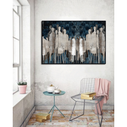 Toile "STANDING IN THE CHAOS" by KUNST
