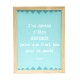 Tableau FUNNY QUOTES - 31x44cm
