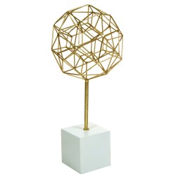 Sculpture CONNECT - White & Gold