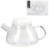 Théière avec infuseur en porcelaine