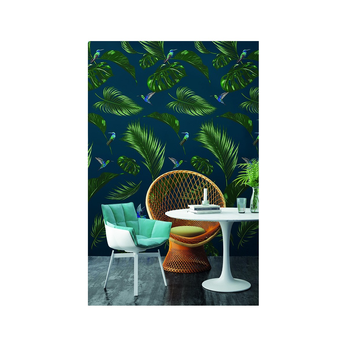 Peinture - Jungle Vert d'eau - Papermint