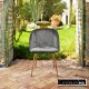 Chaise LALY Velvet & Gold - Grey