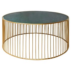 Table basse HAZEL Marble & Gold