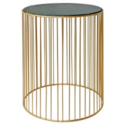 Table d'appoint HAZEL Marble & Gold