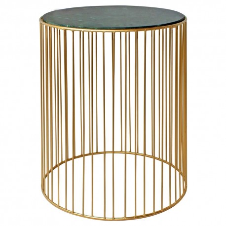 Table d'appoint HAZEL Marble & Gold