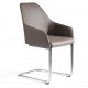 Fauteuil ORA Cuir - Taupe