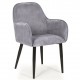 Fauteuil KARL - Velours côtelé GRIS