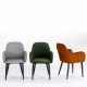 Fauteuil KARL - Velours côtelé BASILIC