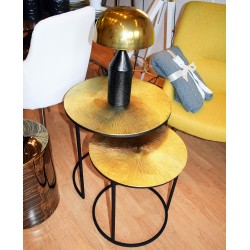 Duo de tables THALIA - Black & Gold